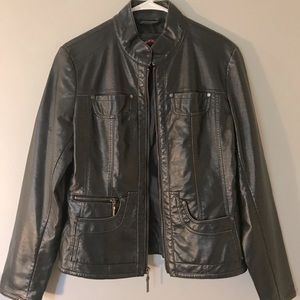 Giacca faux leather Moto Jacket